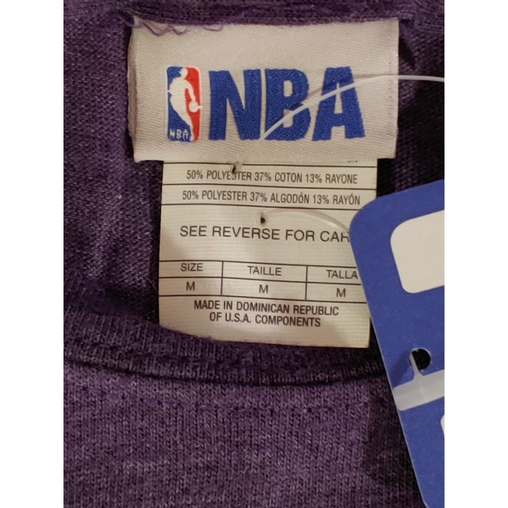 NBA Los Angeles Lakers Kobe Bryant 24 Women's Size Med Purple Graphic T- Shirt - Picture 5 of 6